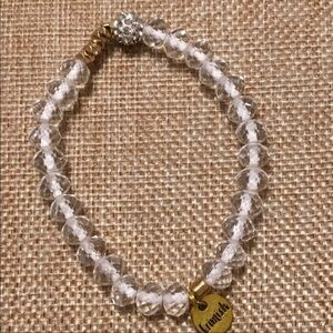 😀🔥Erimish - Clear Faceted Stretch Beaded Bracelet